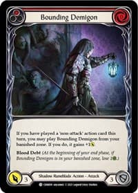 Bounding Demigon (Red) - Blitz Deck: Monarch - Chane - Flesh and Blood TCG card