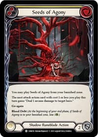 Seeds of Agony (Yellow) - Blitz Deck: Monarch - Chane - Flesh and Blood TCG card