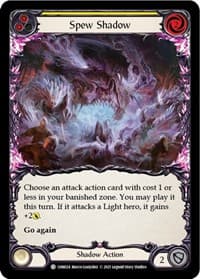 Spew Shadow (Yellow) - Blitz Deck: Monarch - Chane - Flesh and Blood TCG card