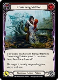 Consuming Volition (Red) - Blitz Deck: Monarch - Chane - Flesh and Blood TCG card