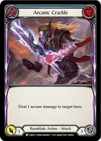 Arcanic Crackle (Blue) - Blitz Deck: Monarch - Chane - Flesh and Blood TCG card