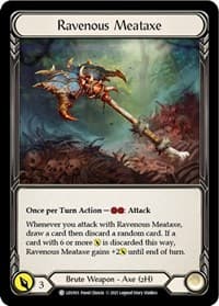 Ravenous Meataxe - Blitz Deck: Monarch - Levia - Flesh and Blood TCG card
