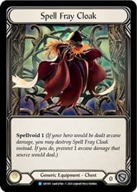 Spell Fray Cloak - Blitz Deck: Monarch - Levia - Flesh and Blood TCG card