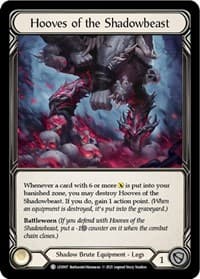 Hooves of the Shadowbeast - Blitz Deck: Monarch - Levia - Flesh and Blood TCG card