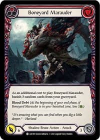 Boneyard Marauder (Red) - Blitz Deck: Monarch - Levia - Flesh and Blood TCG card