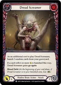 Dread Screamer (Red) - Blitz Deck: Monarch - Levia - Flesh and Blood TCG card