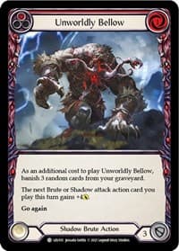 Unworldly Bellow (Red) - Blitz Deck: Monarch - Levia - Flesh and Blood TCG card
