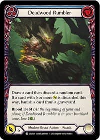 Deadwood Rumbler (Blue) - Blitz Deck: Monarch - Levia - Flesh and Blood TCG card