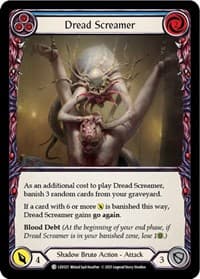 Dread Screamer (Blue) - Blitz Deck: Monarch - Levia - Flesh and Blood TCG card