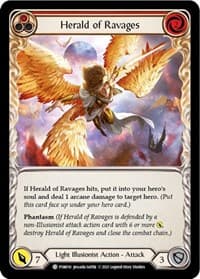 Herald of Ravages (Red) - Blitz Deck: Monarch - Prism - Flesh and Blood TCG card