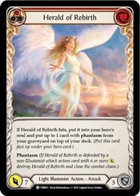 Herald of Rebirth (Red) - Blitz Deck: Monarch - Prism - Flesh and Blood TCG card
