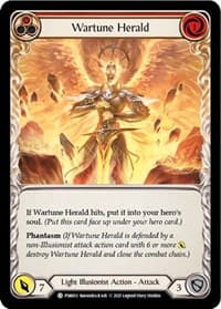Wartune Herald (Red) - Blitz Deck: Monarch - Prism - Flesh and Blood TCG card