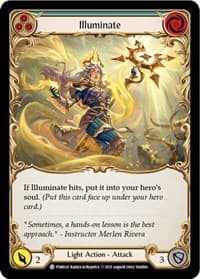 Illuminate (Blue) - Blitz Deck: Monarch - Prism - Flesh and Blood TCG card
