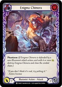 Enigma Chimera (Yellow) - Blitz Deck: Monarch - Prism - Flesh and Blood TCG card