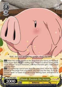 Hawk: Passion for Scraps - The Seven Deadly Sins - Weiss Schwarz card