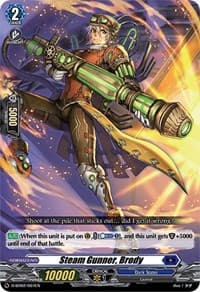 Steam Gunner, Brody - D-SD02: Danji Momoyama -Tyrant Tiger- - Cardfight Vanguard card