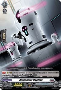 Autonomic Caution - D-SD05: Tomari Seto -Aurora Valkyrie- - Cardfight Vanguard card