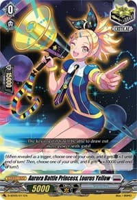 Aurora Battle Princess, Lourus Yellow - D-SD05: Tomari Seto -Aurora Valkyrie- - Cardfight Vanguard card