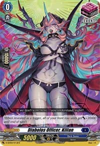 Diabolos Officer, Kilian - D-SD02: Danji Momoyama -Tyrant Tiger- - Cardfight Vanguard card