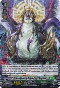 Sylvan Horned Beast King, Magnolia (RRR Foil) - D-SD04: Megumi Okura -Sylvan King- - Cardfight Vanguard card