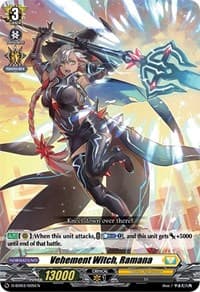 Vehement Witch, Ramana - D-SD03: Tohya Ebata -Apex Ruler- - Cardfight Vanguard card