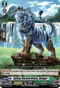 Sylvan Horned Beast, Dooger - D-SD04: Megumi Okura -Sylvan King- - Cardfight Vanguard card