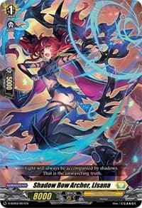 Shadow Bow Archer, Lisana - D-SD03: Tohya Ebata -Apex Ruler- - Cardfight Vanguard card