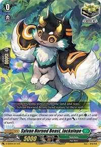 Sylvan Horned Beast, Jackalope - D-SD04: Megumi Okura -Sylvan King- - Cardfight Vanguard card
