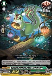 Sylvan Horned Beast, Polatter - D-SD04: Megumi Okura -Sylvan King- - Cardfight Vanguard card