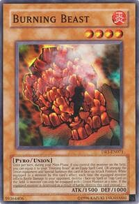 Burning Beast - Dark Revelation Volume 1 - YuGiOh card