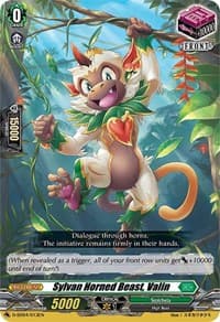 Sylvan Horned Beast, Valin - D-SD04: Megumi Okura -Sylvan King- - Cardfight Vanguard card