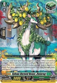 Sylvan Horned Beast, Zlatorog - D-SD04: Megumi Okura -Sylvan King- - Cardfight Vanguard card