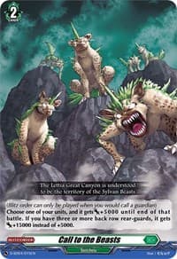 Call to the Beasts - D-SD04: Megumi Okura -Sylvan King- - Cardfight Vanguard card