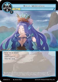 Bogus Meditation - Assault into the Demonic World - Force of Will card