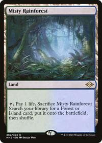 Misty Rainforest - Modern Horizons 2 - Magic: The Gathering card