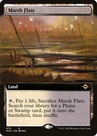 Marsh Flats (Extended Art) - Modern Horizons 2 - Magic: The Gathering card