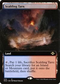 Scalding Tarn (Extended Art) - Modern Horizons 2 - Magic: The Gathering card
