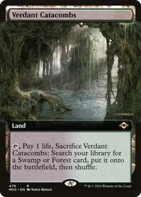 Verdant Catacombs (Extended Art) - Modern Horizons 2 - Magic: The Gathering card