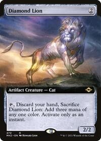 Diamond Lion (Extended Art) - Modern Horizons 2 - Magic: The Gathering card