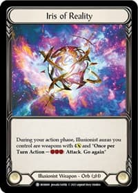 Iris of Reality // Spectral Shield - Monarch - Flesh and Blood TCG card