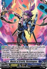 Master of Gravity, Baromagnes - D-BT01: Genesis of the Five Greats - Cardfight Vanguard card