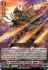 Heavy Artillery of Dust Storm, Eugene - D-BT01: Genesis of the Five Greats - Cardfight Vanguard card