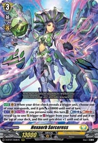 Hexaorb Sorceress - D-BT01: Genesis of the Five Greats - Cardfight Vanguard card