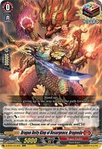 Dragon Deity King of Resurgence, Dragveda - D-BT01: Genesis of the Five Greats - Cardfight Vanguard card