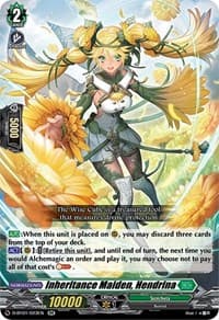 Inheritance Maiden, Hendrina - D-BT01: Genesis of the Five Greats - Cardfight Vanguard card