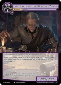 Mapmaker of the Demonic World - Assault into the Demonic World - Force of Will card