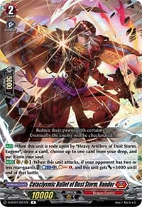 Cataclysmic Bullet of Dust Storm, Randor - D-BT01: Genesis of the Five Greats - Cardfight Vanguard card