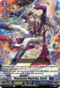Phantasma Magician, Curtis - D-BT01: Genesis of the Five Greats - Cardfight Vanguard card