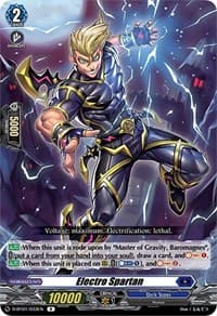 Electro Spartan - D-BT01: Genesis of the Five Greats - Cardfight Vanguard card