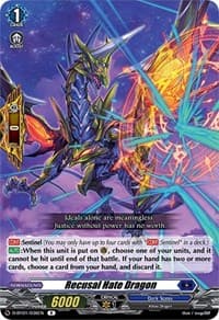 Recusal Hate Dragon - D-BT01: Genesis of the Five Greats - Cardfight Vanguard card